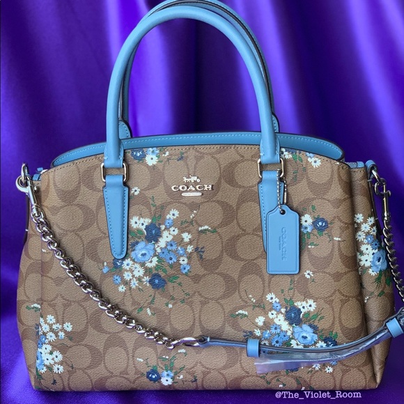 ▪️COACH▪️Spring Floral Set Satchel & Wallet - Picture 5 of 8
